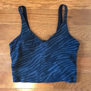 lululemon Le Tigre Camo Black Align Tank Top